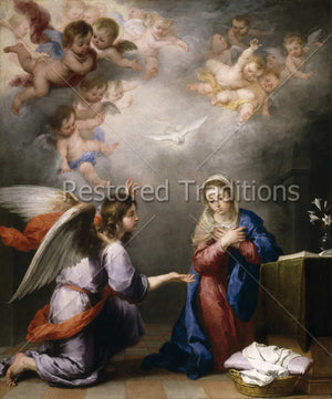 Angel Gabriel and Mother Mary 