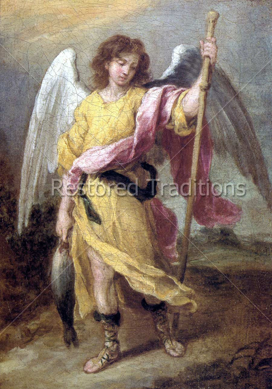 Famous Angel Paintings Raphael The Archangel Raphael – Murillo