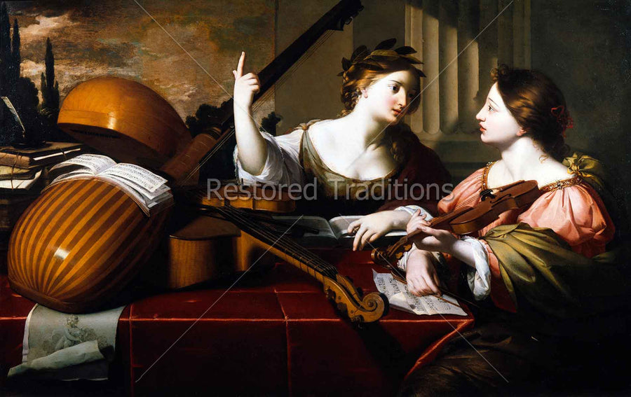 Women Playing Instruments