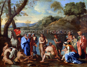 John the Baptist baptizing people