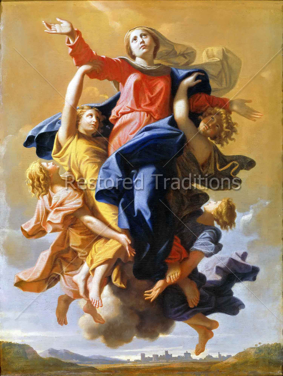 Mary Carried by Angels