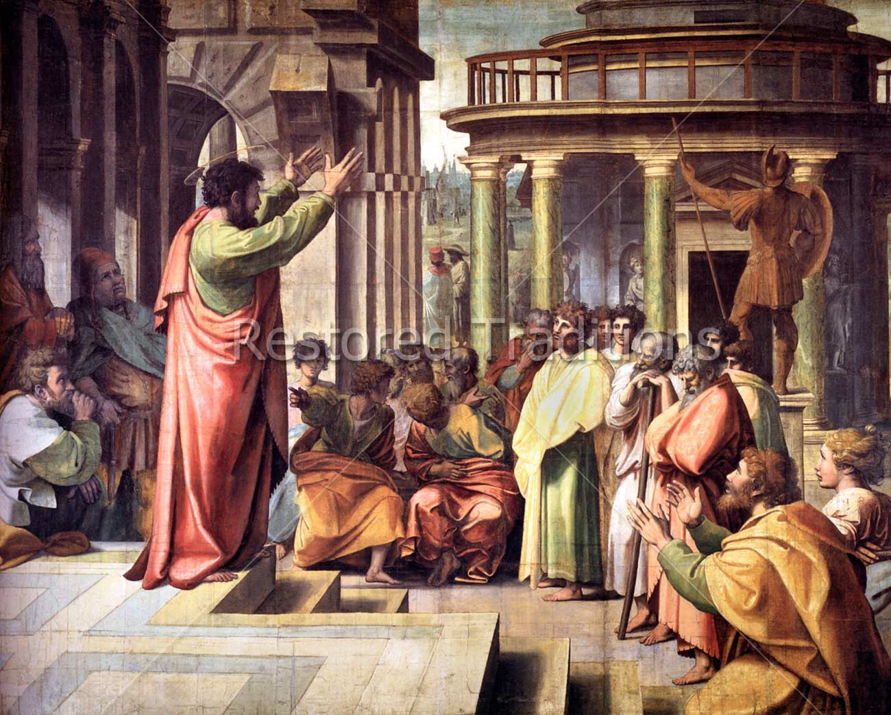 Raphael-St-Paul-Preaching-in-