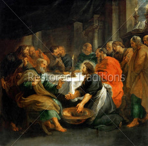 Christ Washes Peter's feet