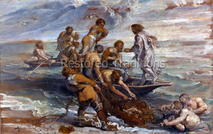 Apostles Fishing with Christ