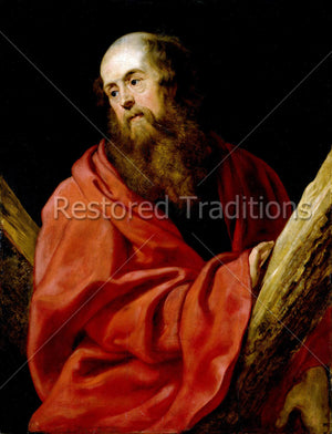 Portrait of the apostle Andrew