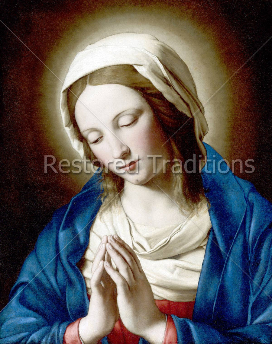 The Blessed Virgin Praying