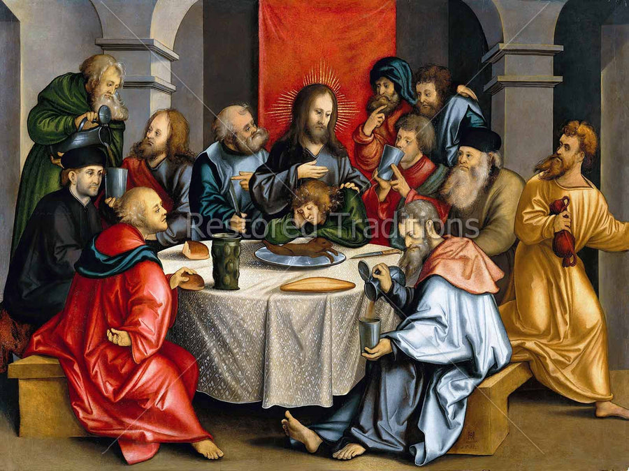Last Supper of Christ and Apostles
