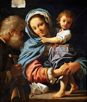Child Jesus With Mary and Joseph