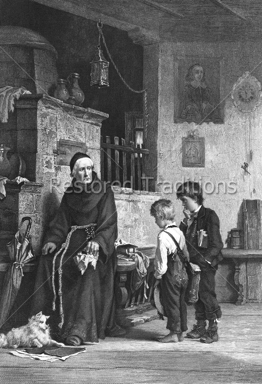 Catholic Priest Scolds Little Boys