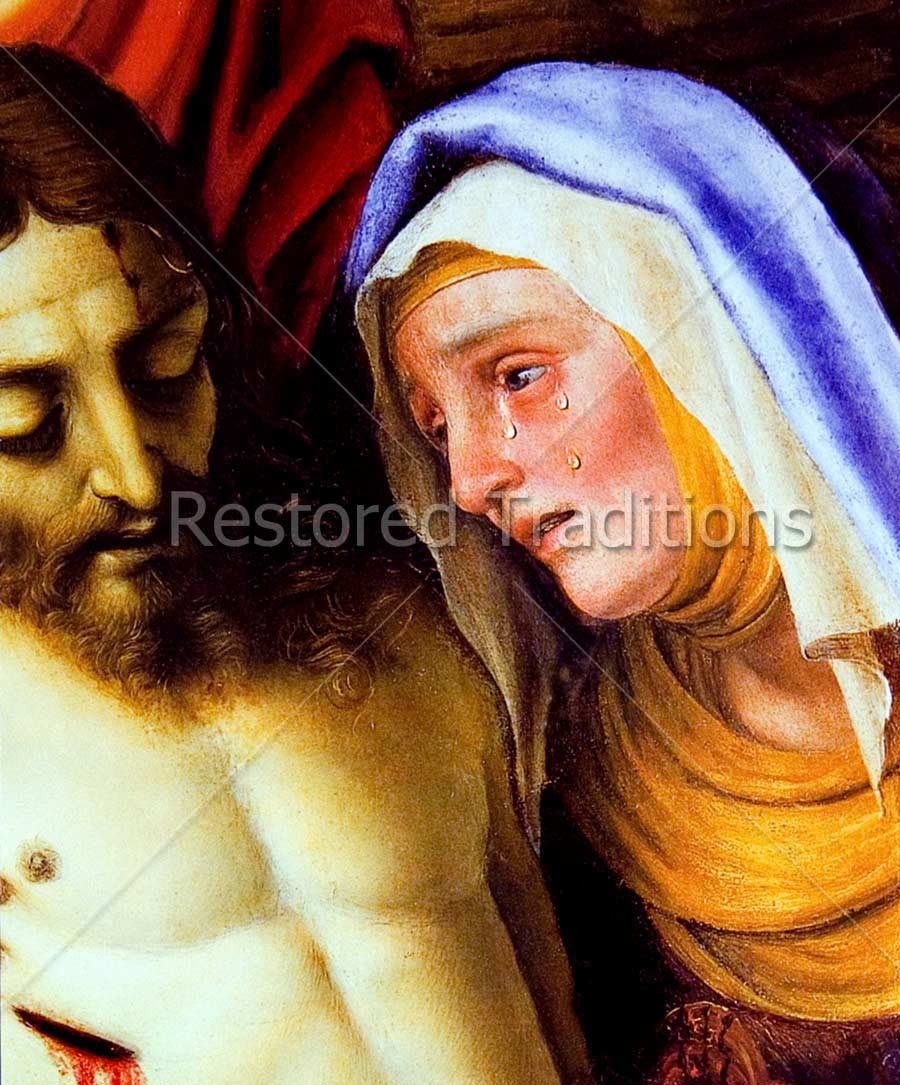 Madonna Weeping over Jesus