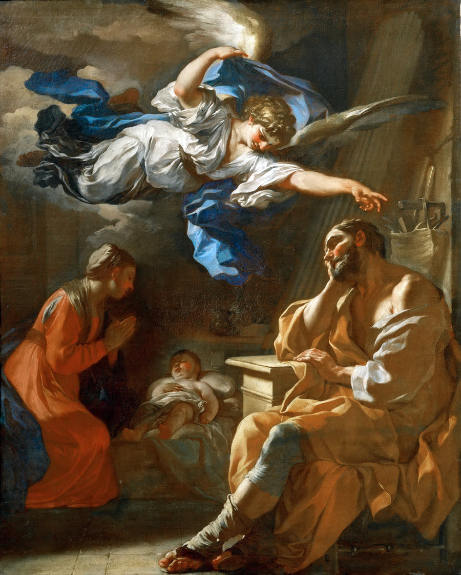 Saint Joseph and the Angel