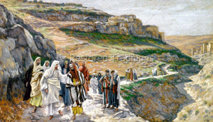 Christ Walking with Apostles