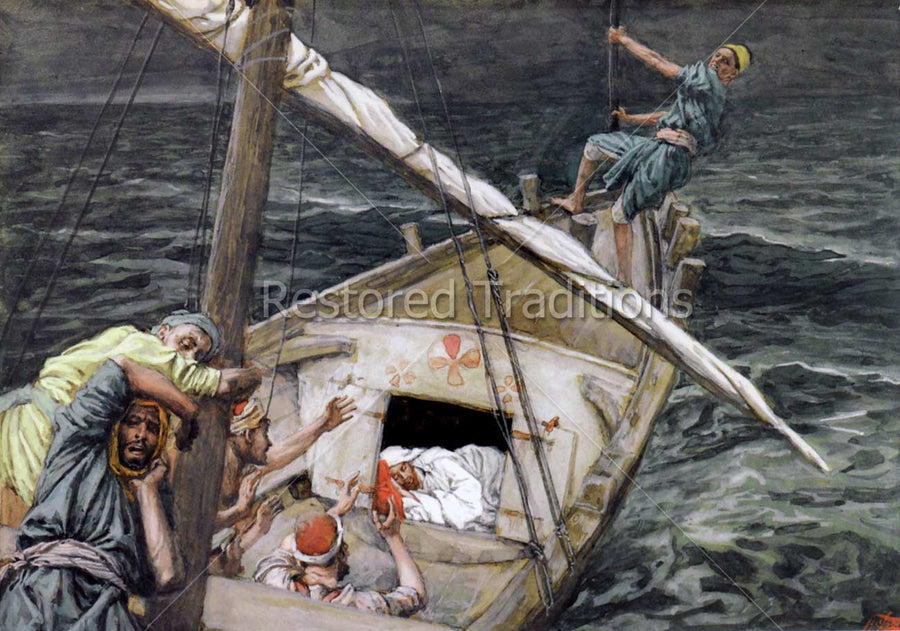Jesus Sleeping in Boat