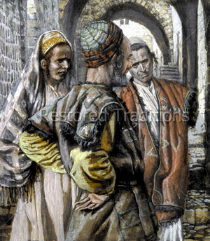 Jewish man with two sons