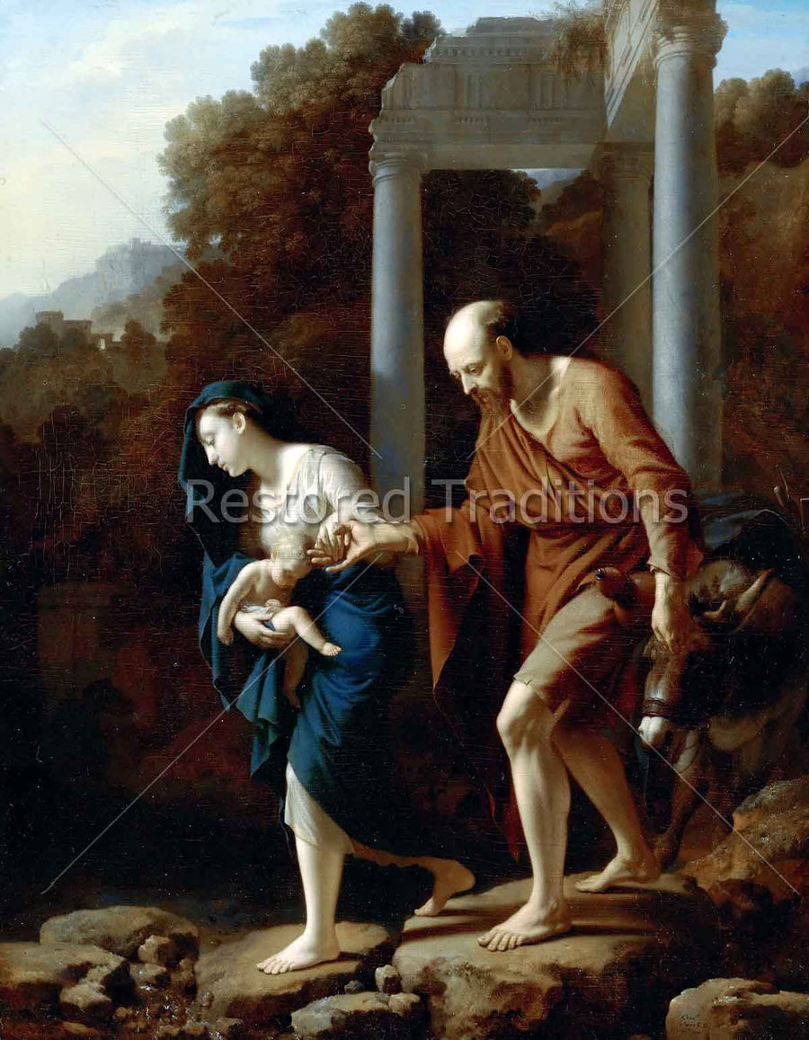 The Holy Family Fleeing Herod 