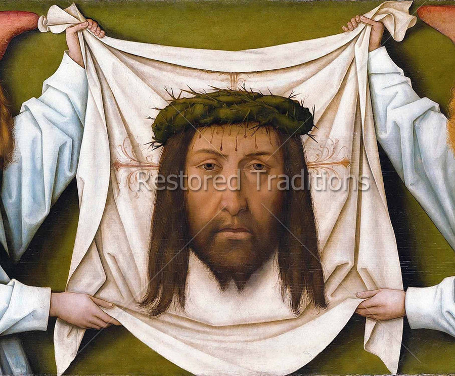 Face of Christ on cloth