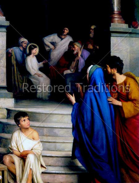 Christ Child Found in Temple