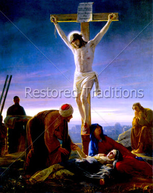The Savior Hanging on Cross