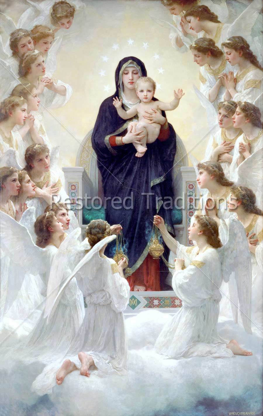Madonna Surrounded by Angels