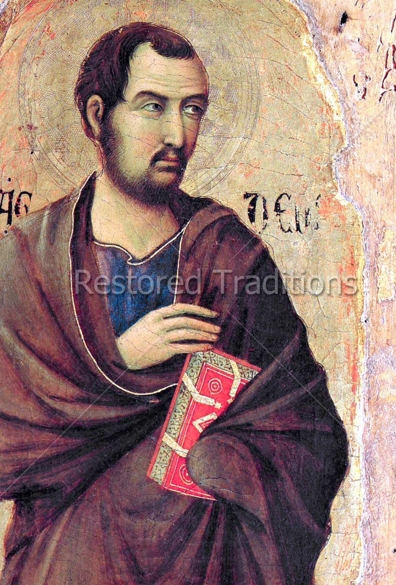 St. Jude the Apostle, by Buoninsegna High Resolution Stock Art