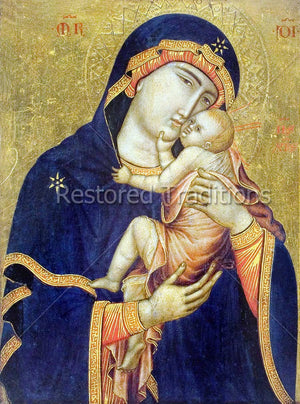 Byzantine Icon Madonna and Child