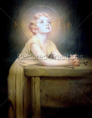 Divine Savior as a boy