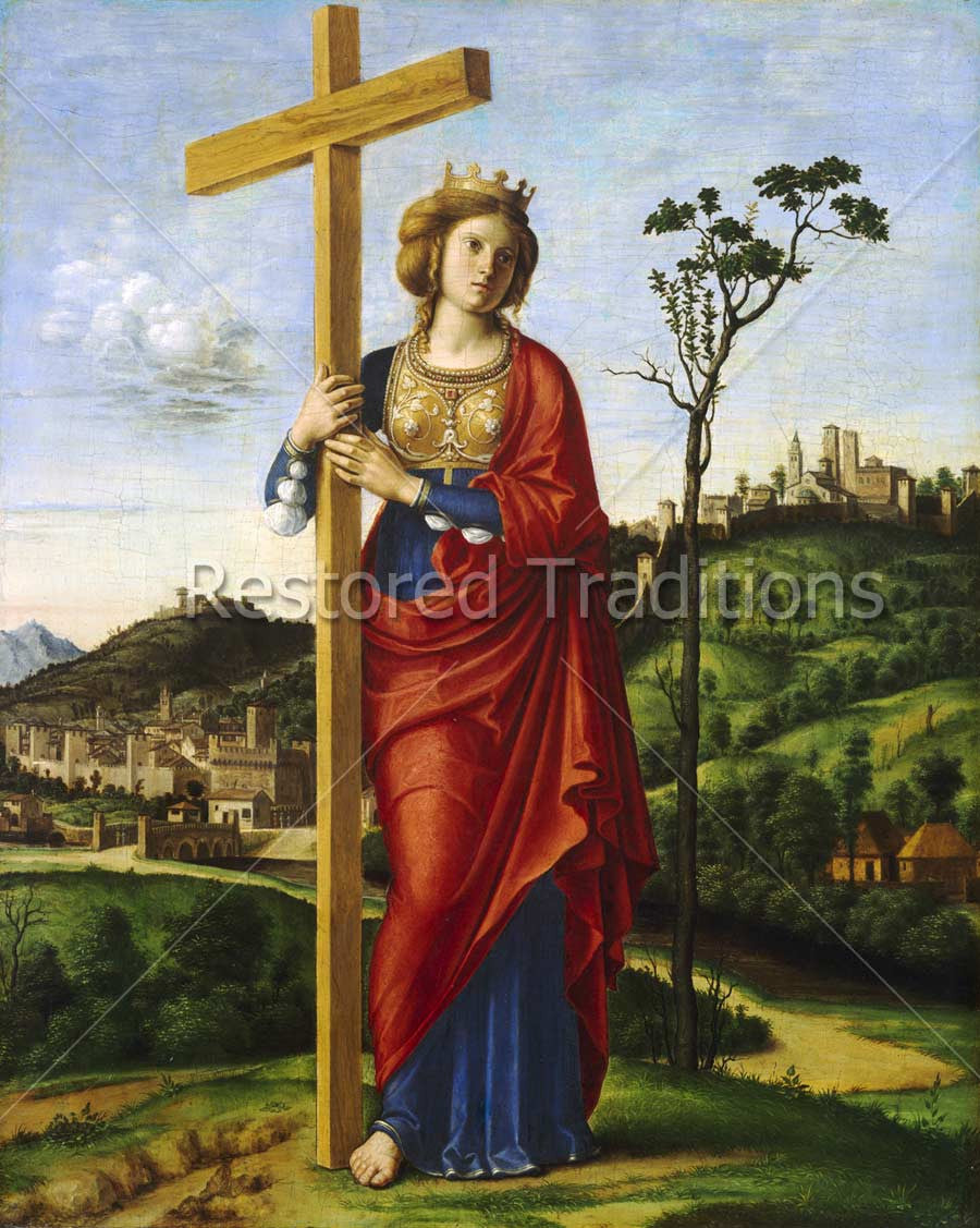 Empress holding Cross of Christ