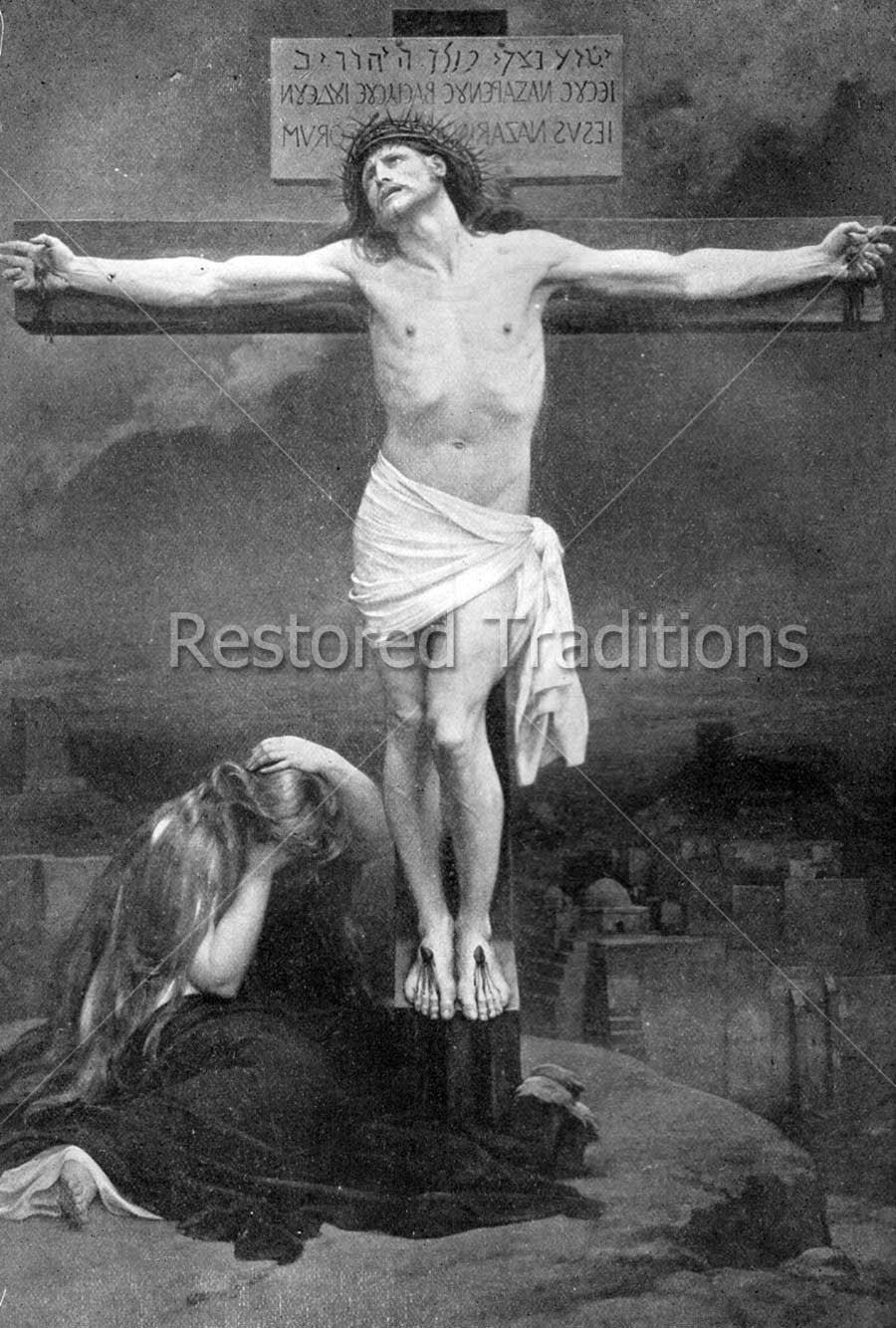 Photographic Image of Christ on Cross