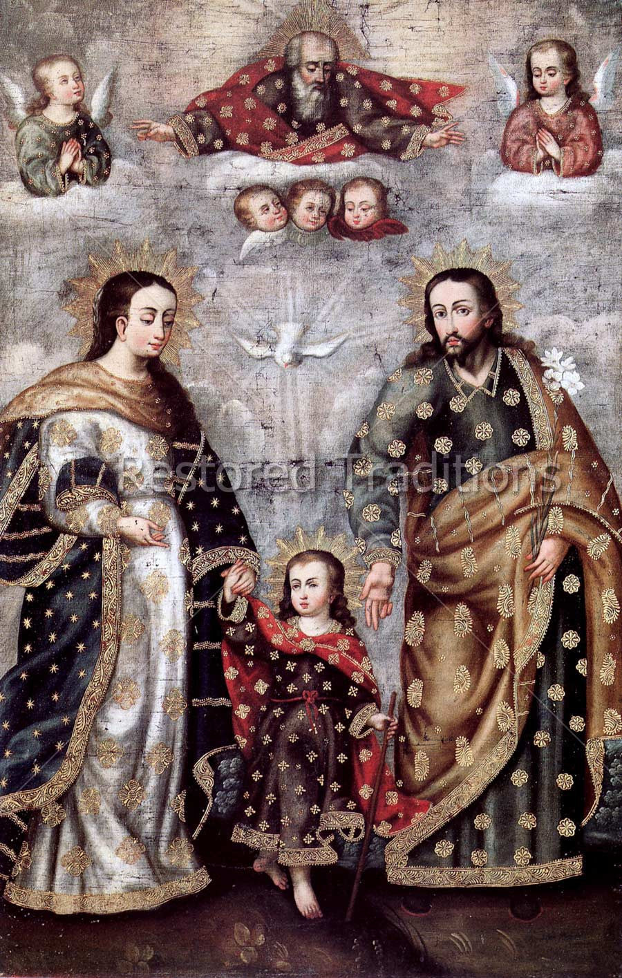 Trinity with Mary and Joseph