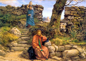 Jesus sitting beside Well of Jacob