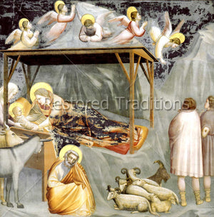 Birth of Christ in Stable