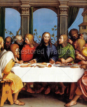 Christ Eating with Apostles