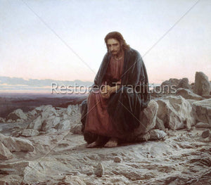 Jesus Fasting in Desert