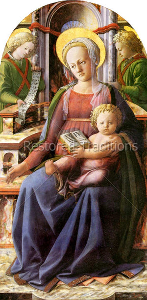 Virgin Mary Holding Baby Jesus