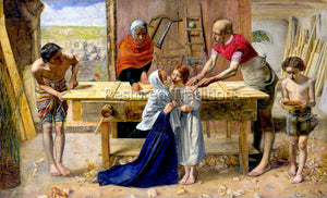 Jesus in Carpenter Shop with Virgin Mary
