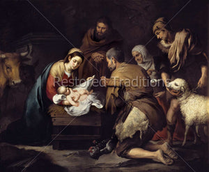 Shepherds Adore the Infant Christ