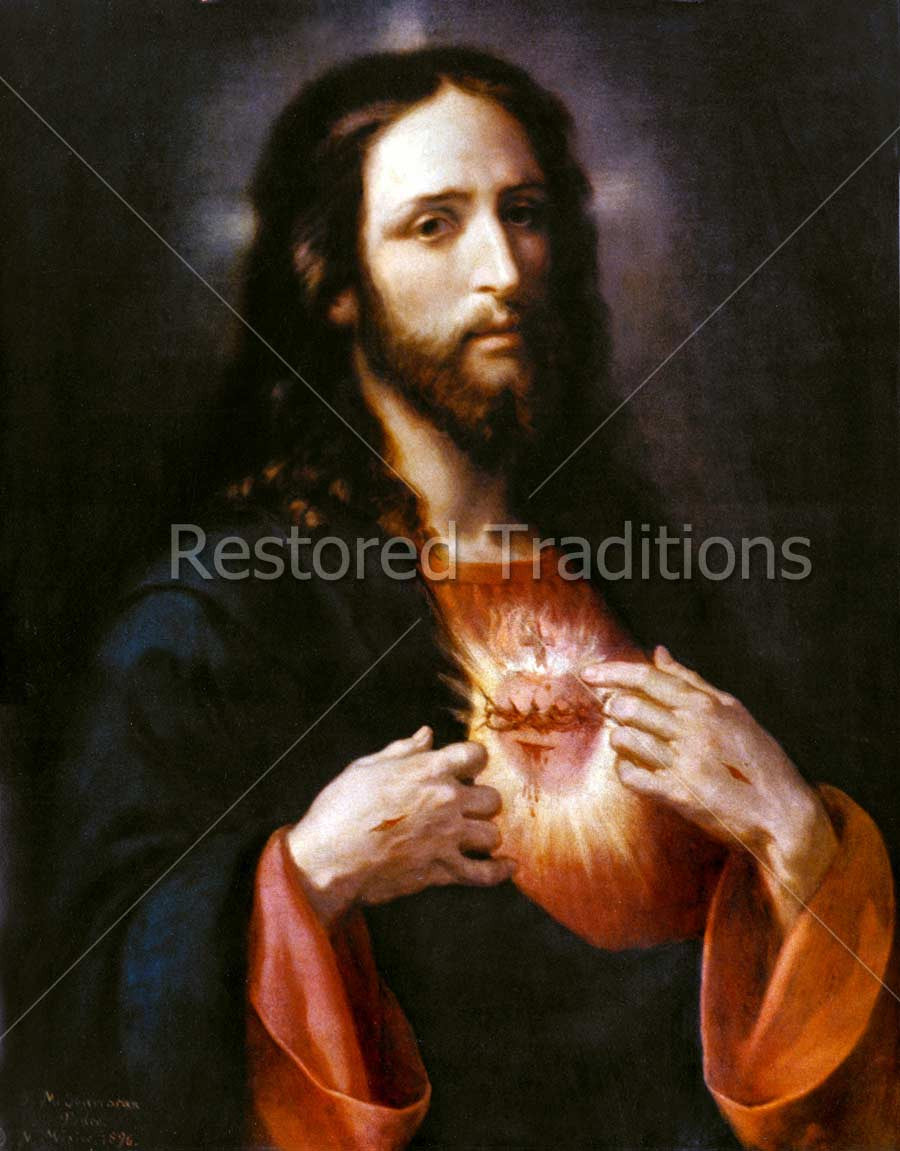 Christ Pointing To His Merciful Heart