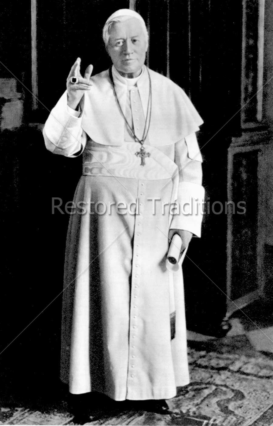Pope Pius X Giving Blessing
