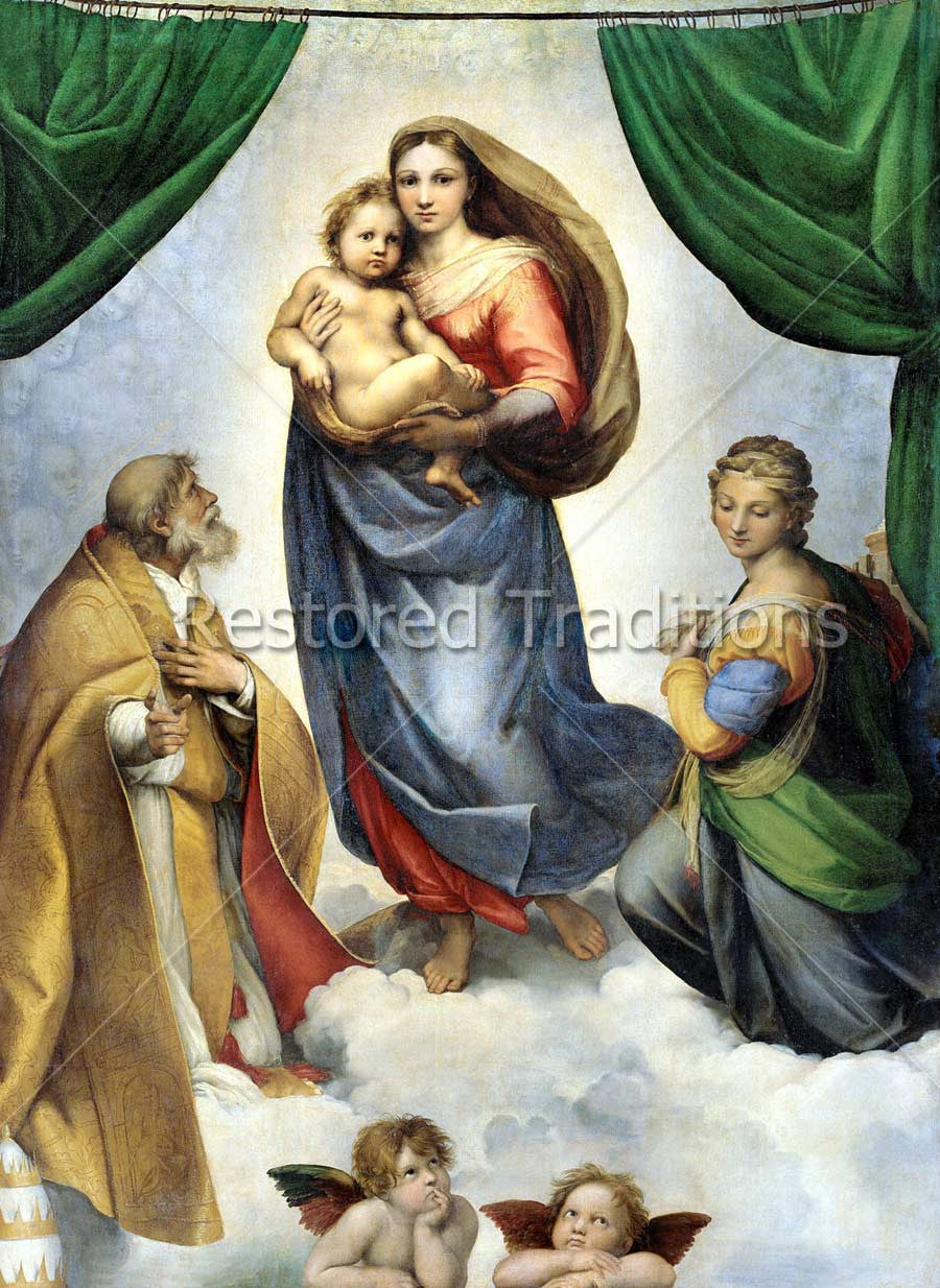 Madonna and Child with two saints