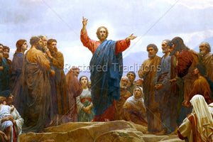 Christ Preaches Beatitudes