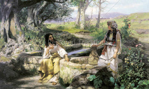Jesus Speaking to Woman at Well