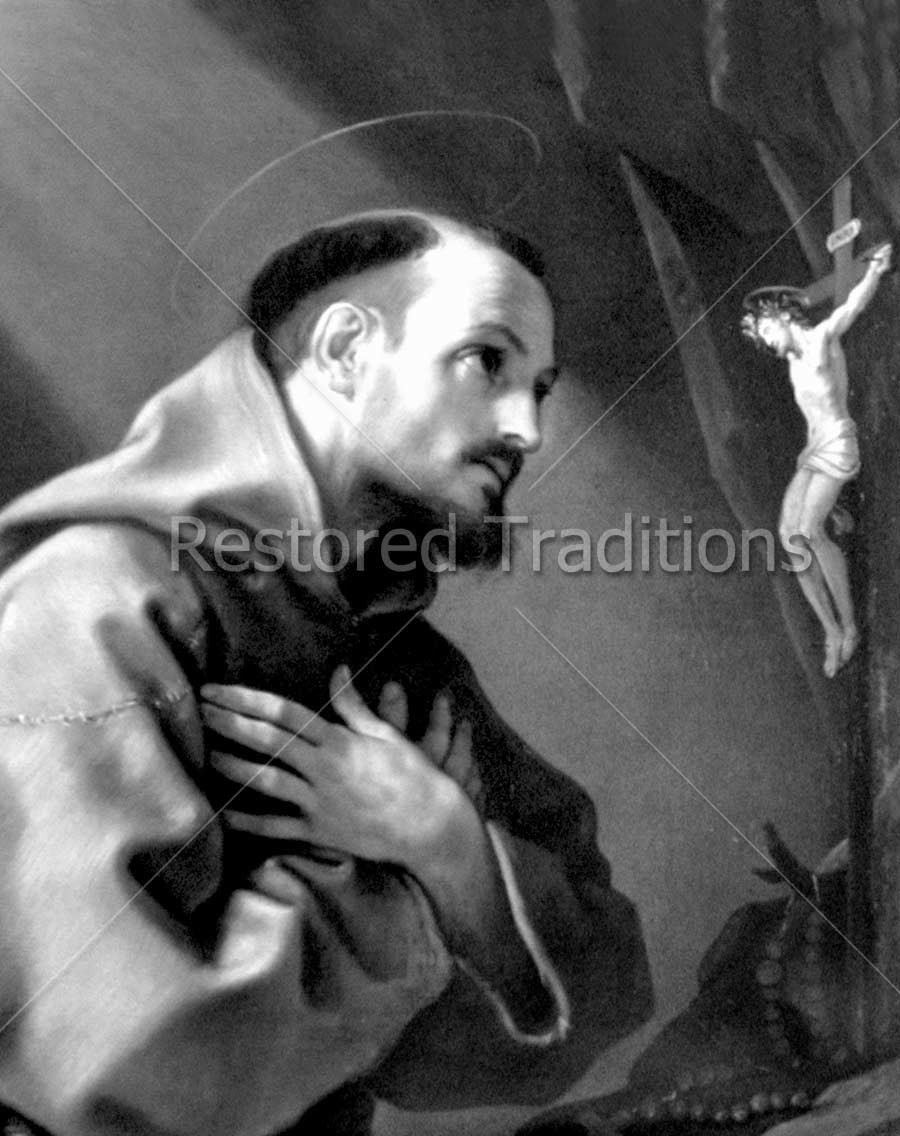 Francis of Assisi Praying