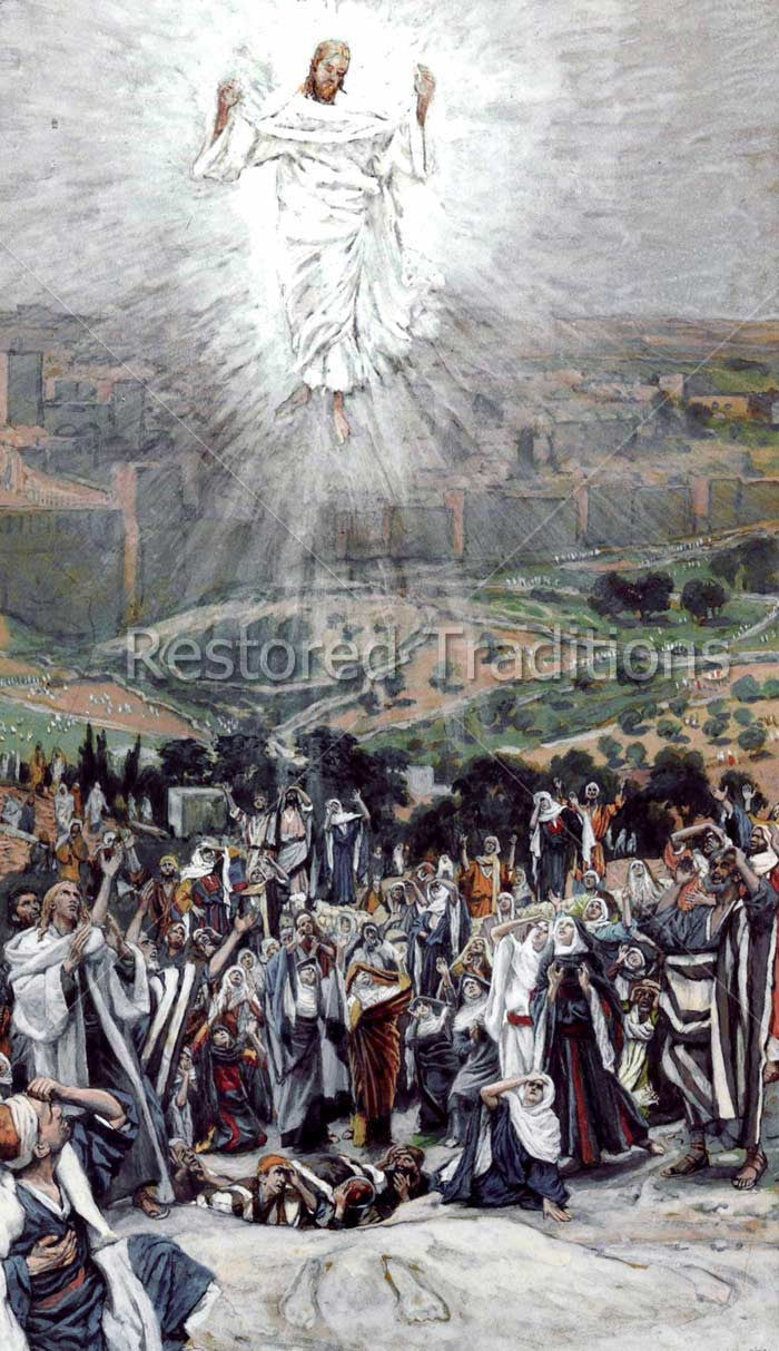 High Resolution Stock Art | Ascension As Seen From Mt. of Olives