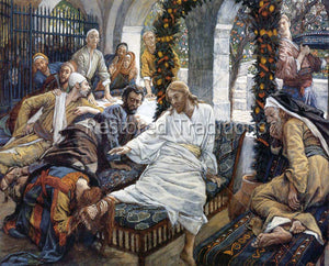 The Ointment of Magdalene, Tissot | High Resolution Stock Art ...