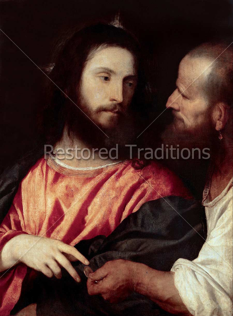 Jesus Discussing with Man 