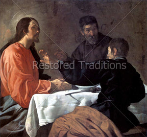two disciples recognize Christ