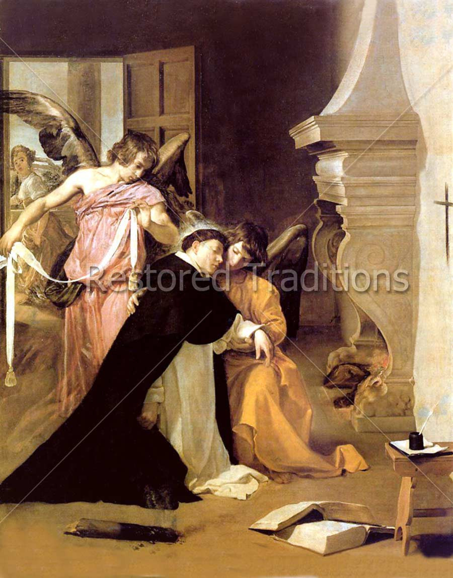 Thomas Aquinas Tempted by Prostitute