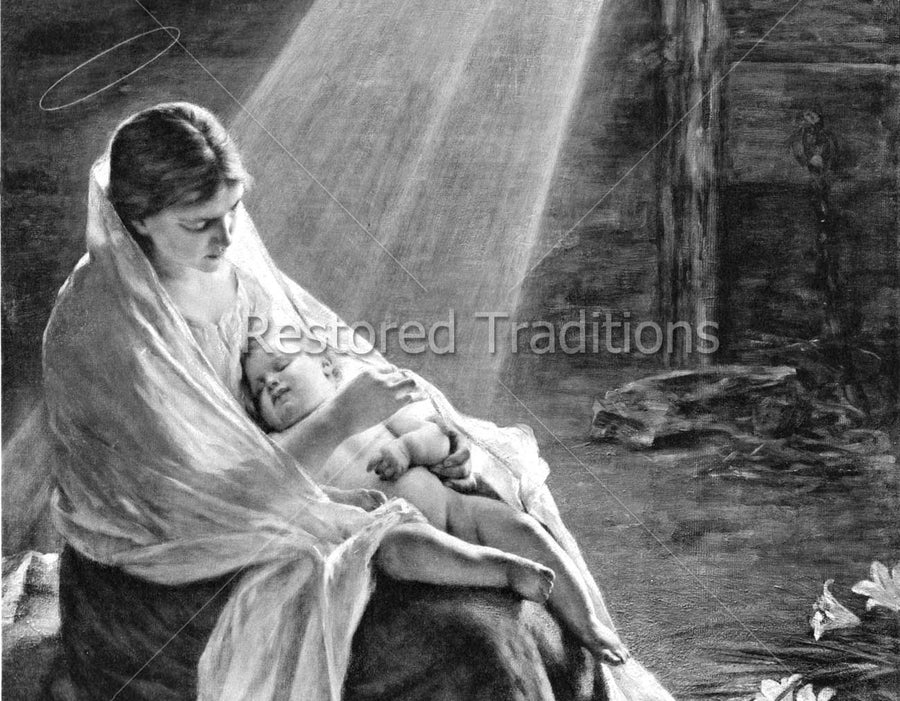 Mary Holding Sleeping Jesus